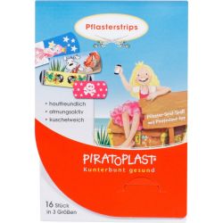 PIRATOPLAST Mdchen Pflasterstrips 3 Gren 16 St – Артикул 11519455 (артикул 11519455) Германия