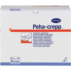 PEHA CREPP Fixierbinde 8 cmx4 m 20 St – Артикул 13745606 (артикул 13745606) Германия