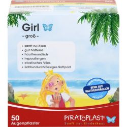 PIRATOPLAST Girl soft Augenpflaster gro 50 St – Артикул 14189550 (артикул 14189550) Германия