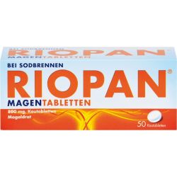 RIOPAN Magen Tabletten Kautabletten 50 St – Артикул 749301 (артикул 749301) Германия