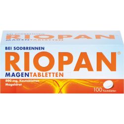 RIOPAN Magen Tabletten Kautabletten 100 St – Артикул 749318 (артикул 749318) Германия