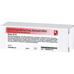 RUTA D 12 Globuli 10 g – Артикул 909118 (артикул 909118) Германия