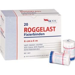 ROGGELAST Fixierbinden 8 cmx4 m in Cellophan 1 St – Артикул 3438412 (артикул 3438412) Германия