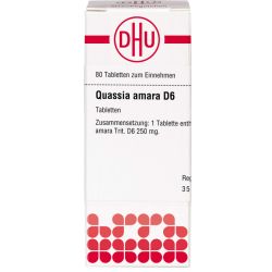 QUASSIA D 6 Tabletten 80 St – Артикул 4233669 (артикул 4233669) Германия