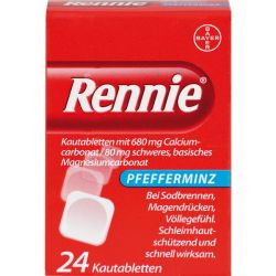 RENNIE Spearmint Kautabletten 24 St – Артикул 4334695 (артикул 4334695) Германия