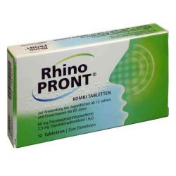 Rhinopront Kombi Tabletten (12 stk) – Артикул 7387611 (артикул 7387611) Германия