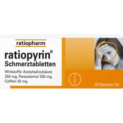 RATIOPYRIN Schmerztabletten 20 St – Артикул 7686182 (артикул 7686182) Германия