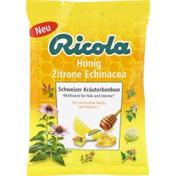 RICOLA m.Z.Beutel Echinacea Honig Zitrone Bonbons 75 g – Артикул 14226009 (артикул 14226009) Германия