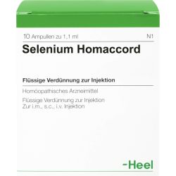 SELENIUM HOMACCORD Ampullen 10 St – Артикул 927783 (артикул 927783) Германия