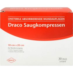 SAUGKOMPRESSEN unsteril 10x20 cm Draco 30 St – Артикул 948785 (артикул 948785) Германия