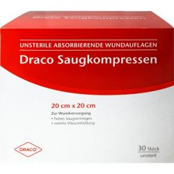 SAUGKOMPRESSEN unsteril 20x20 cm Draco 30 St – Артикул 948791 (артикул 948791) Германия