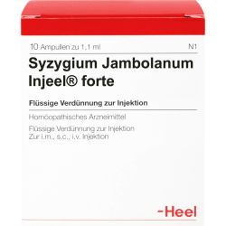 SYZYGIUM JAMBOLANUM INJEEL forte Ampullen 10 St – Артикул 1000462 (артикул 1000462) Германия