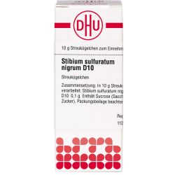 STIBIUM SULFURATUM NIGRUM D 10 Globuli 10 g – Артикул 1067325 (артикул 1067325) Германия