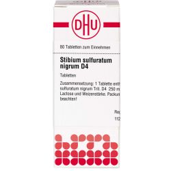 STIBIUM SULFURATUM NIGRUM D 4 Tabletten 80 St – Артикул 1071657 (артикул 1071657) Германия