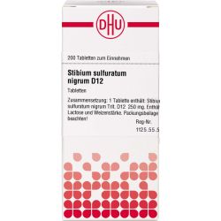 STIBIUM SULFURATUM NIGRUM D 12 Tabletten 200 St – Артикул 1072562 (артикул 1072562) Германия