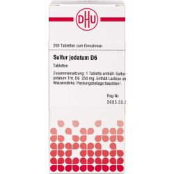 SULFUR JODATUM D 6 Tabletten 200 St – Артикул 2106889 (артикул 2106889) Германия