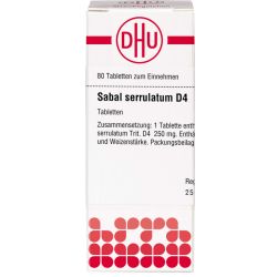 SABAL SERRULATUM D 4 Tabletten 80 St – Артикул 2635636 (артикул 2635636) Германия