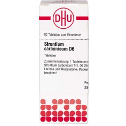 STRONTIUM CARBONICUM D 6 Tabletten 80 St – Артикул 2636305 (артикул 2636305) Германия