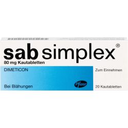 SAB simplex Kautabletten 20 St – Артикул 3519458 (артикул 3519458) Германия
