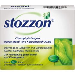 STOZZON Chlorophyll berzogene Tabletten 40 St – Артикул 3538355 (артикул 3538355) Германия