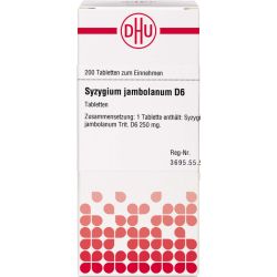 SYZYGIUM JAMBOLANUM D 6 Tabletten 200 St – Артикул 4239494 (артикул 4239494) Германия