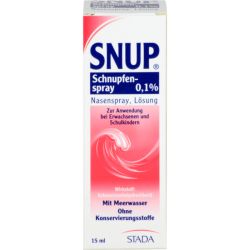 SNUP Schnupfenspray 0,1% Nasenspray 15 ml – Артикул 4482680 (артикул 4482680) Германия