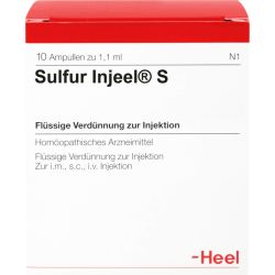 SULFUR INJEEL S Ampullen 10 St – Артикул 4836600 (артикул 4836600) Германия