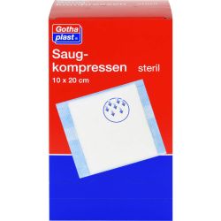 SAUGKOMPRESSEN steril 10x20 cm 25 St – Артикул 6706391 (артикул 6706391) Германия