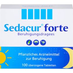 SEDACUR forte Beruhigungsdragees 100 St – Артикул 6876733 (артикул 6876733) Германия