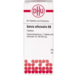 SALVIA OFFICINALIS D 6 Tabletten 80 St – Артикул 7179479 (артикул 7179479) Германия