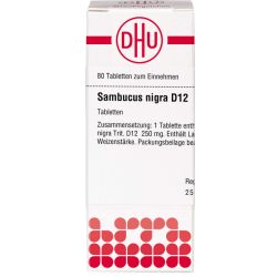 SAMBUCUS NIGRA D 12 Tabletten 80 St – Артикул 7179539 (артикул 7179539) Германия