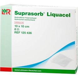 SUPRASORB Liquacel hydroakt.Faserverb.10x10 cm 8 St – Артикул 8561904 (артикул 8561904) Германия