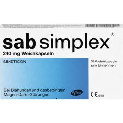 SAB simplex 240 mg Weichkapseln 20 St – Артикул 9422553 (артикул 9422553) Германия