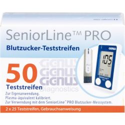 SENIORLINE PRO Blutzucker-Teststreifen Cignus 2X25 St – Артикул 11075018 (артикул 11075018) Германия
