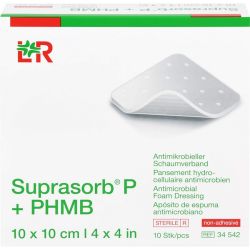 SUPRASORB P+PHMB Schaumverband 10x10 cm 10 St – Артикул 13345491 (артикул 13345491) Германия