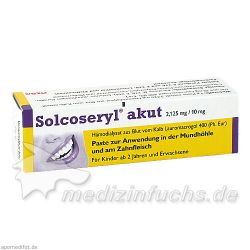 Solcoseryl akut, 5 G – Артикул 2848786 (артикул 2848786) Германия