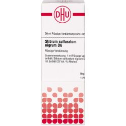 STIBIUM SULFURATUM NIGRUM D 6 Dilution 20 ml – Артикул 1065208 (артикул 1065208) Германия
