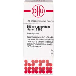 STIBIUM SULFURATUM NIGRUM C 200 Globuli 10 g – Артикул 1067199 (артикул 1067199) Германия
