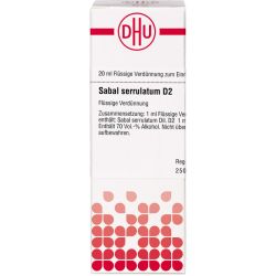 SABAL SERRULATUM D 2 Dilution 20 ml – Артикул 1784216 (артикул 1784216) Германия