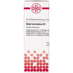 SABAL SERRULATUM D 1 Dilution 20 ml – Артикул 2123534 (артикул 2123534) Германия