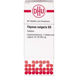 THYMUS VULGARIS D 3 Tabletten 80 St – Артикул 2637026 (артикул 2637026) Германия