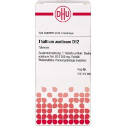 THALLIUM ACETICUM D 12 Tabletten 200 St – Артикул 2932819 (артикул 2932819) Германия