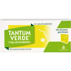 TANTUM VERDE 3 mg Lutschtabl.m.Zitronengeschmack 20 St – Артикул 3335540 (артикул 3335540) Германия