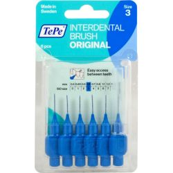 TEPE Interdentalbrste 0,6mm blau 6 St – Артикул 7641311 (артикул 7641311) Германия