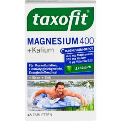 TAXOFIT Magnesium 400+Kalium Tabletten 45 St – Артикул 10715510 (артикул 10715510) Германия