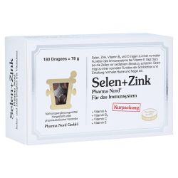 SELEN+ZINK Pharma Nord Dragees 180 St – Артикул 10074399 (артикул 10074399) Германия