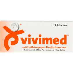 VIVIMED mit Coffein gegen Kopfschmerzen Tabletten 30 St – Артикул 410330 (артикул 410330) Германия