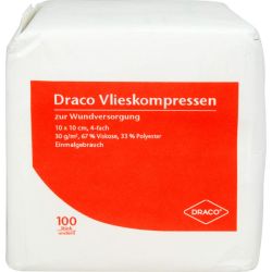 VLIESSTOFF-KOMPRESSEN 10x10 cm unsteril 4fach 100 St – Артикул 571412 (артикул 571412) Германия