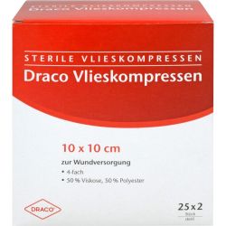 VLIESSTOFF-KOMPRESSEN 10x10 cm steril 4fach 25X2 St – Артикул 679291 (артикул 679291) Германия