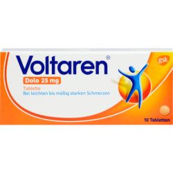 VOLTAREN Dolo 25 mg berzogene Tabletten 10 St – Артикул 927257 (артикул 927257) Германия